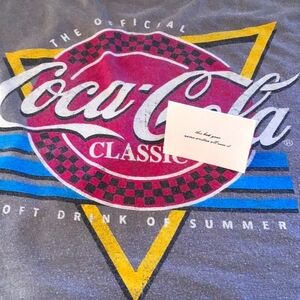 Coca-Cola Cut Off Vintage Sweatshirt TEE S
